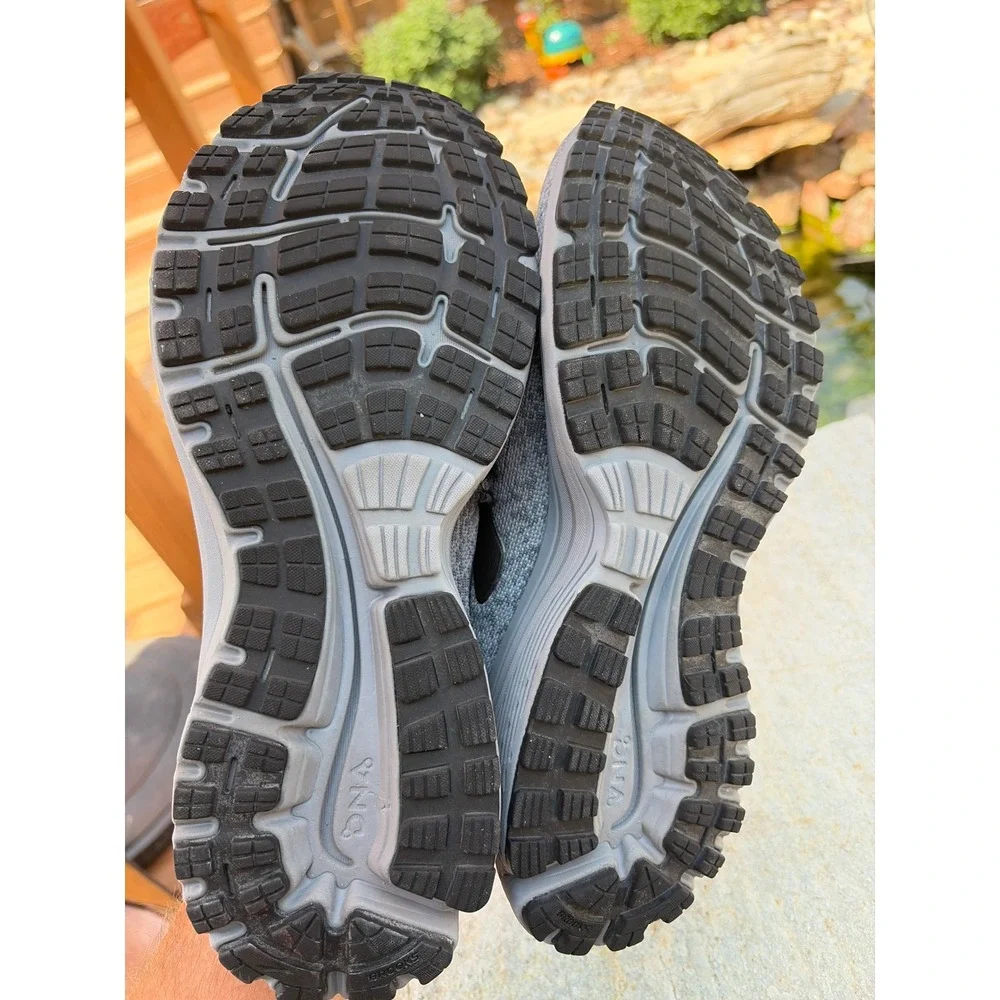 Brooks Anthem 2 Mens Running Shoes Grey Heather Knit Low Top 1103041D043 11.5